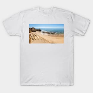 Scenic golden cliffs near Alvor T-Shirt